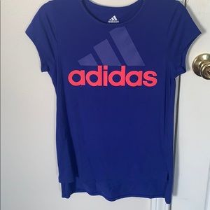 Purple Adidas t-shirt